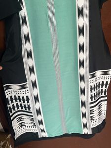 Ahika Black And Green Printed Kurti