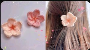 Unique Medium Flower Clip