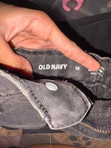 Black Wide Leg Denim Jeans