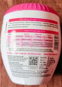 Menstrual Cup With Container - Medium