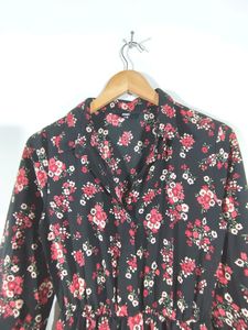 Floral Ruffle Midi Dress