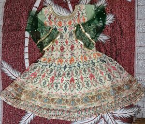 New Heavy Corset Kurta Garara Set Mirror Work