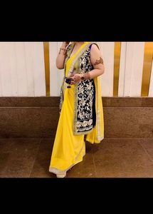 4pc Anarkali With Shrug
