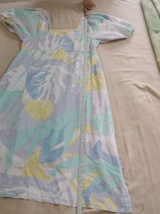Vintage Pastel Floral Dress