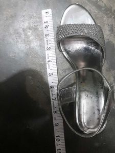 Silver Rhinestone Heels(Win A Freebie With This)