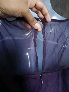Purple Tulle Party Dress