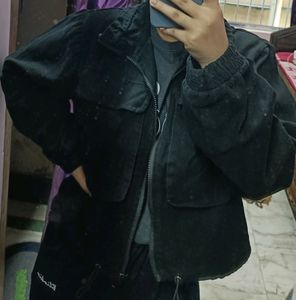 Women Zip Closure Crop Jacket from GetKetch.com