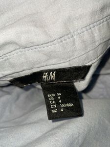 H&amp;M Y2k Pintresty 🌸 Sky Blue Shirt