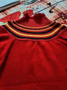 High neck sweater cum kurti