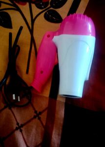 Pink &amp; White Hair Dryer