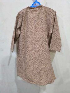 Beige short kurti.