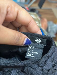H&amp;M Womens Black Top🖤