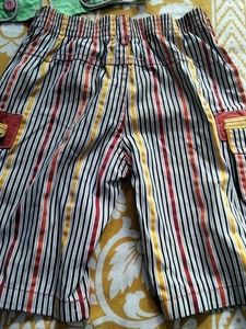 Cute Kids Outfit: Vest &amp; Striped Shorts Set
