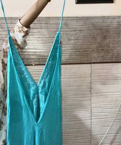 Vintage Beaded Backless Long Dress