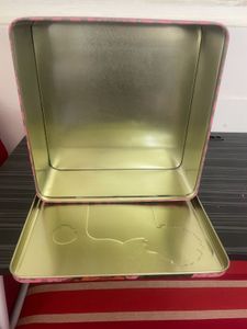 Pink Colour Square Aluminium Box in Size 9x9 inch