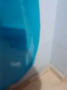 Blue Dupatta With Multicolor Border