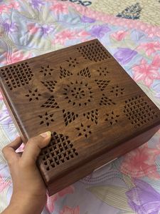Wooden Pierced Box