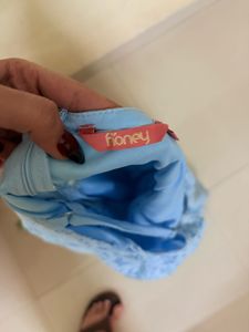 Elegant Blue Lace Midi Dress