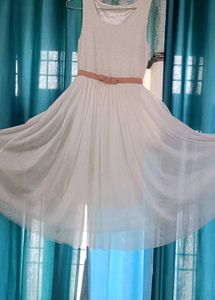 off white dress for birthday n parties