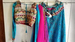 Authentic  Kutch Lehenga With Stitiched Designer B