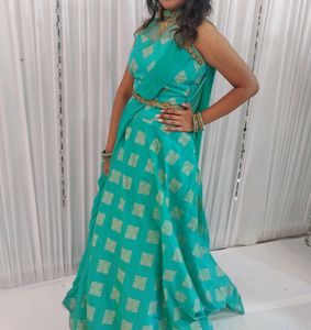 Lahenga Choli With Attached Dupatta