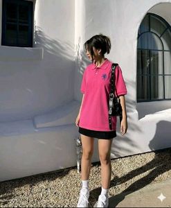 🩷✨printesty look pink t shirt ✨🩷