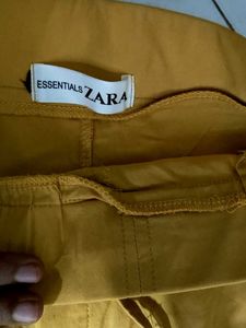 Yellow Casual Pants