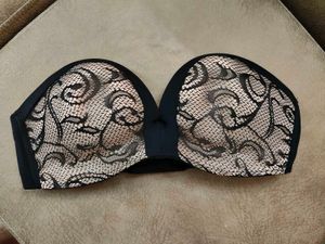 Women Push-up Heavily Padded Strapless Bra