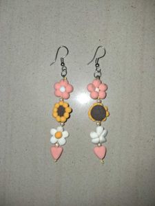 Handmade Clay Earrings. Lightweight ✨️