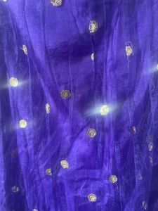 Purple Mermaid Net Sequinned Lehenga With Dupatta