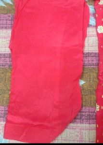 Red Embroidered Punjabi Salwar Suit