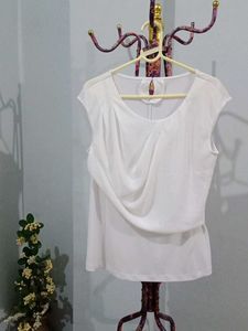 Korean Off-white Top