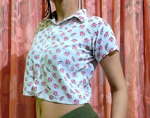 Crop Shirt Top