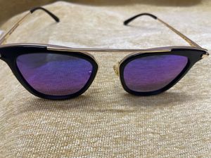 Blue Mirrored Sunglasses