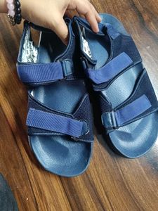 Blue Adjustable Sandals