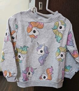 Unicorn Print Kids Sweatshirt