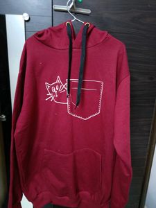 Cute cat printed Unisex hoodie