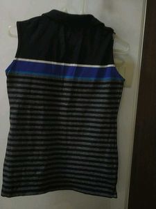 Cotton Striped T Shirt