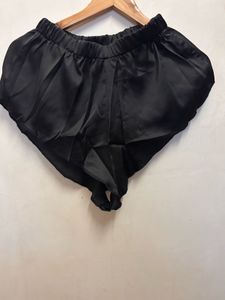 Silky Black Lounge Set