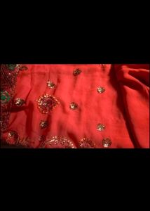 Full Work Saree With Blouse