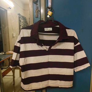 Trendy Collared Tshirt