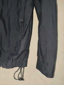 Navy Blue Windbreaker Jacket