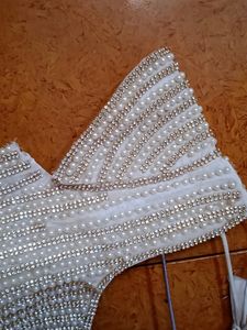 Fancy partywear blouse with heavy work