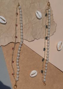 2 In One | Pearl &amp; Red Bead Bracelet