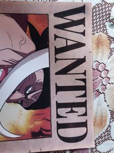 One Piece Whitebeard Wanted Poster