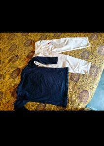 Cargo N Tshirt Set For Kids 5 To 6 Year
