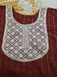 Rust Colour Kurta
