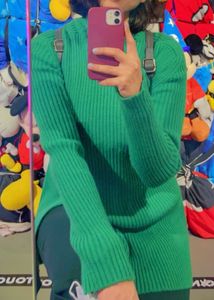 Green Knit Sweater