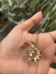 Westside studiowest gold hoop earrings