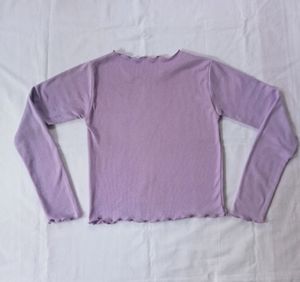 Full Sleeve Lavender Top